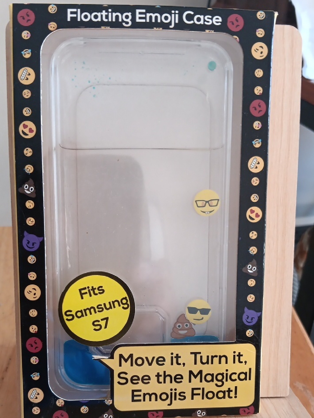 Floating Emoji Cases Bundle iphoneSE, Samsung S7, Samsung S7 Edge New - Picture 3 of 8